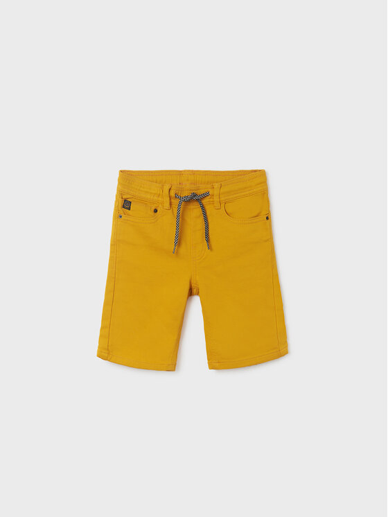 Mayoral Mayoral Pantaloncini di tessuto 6253 Giallo