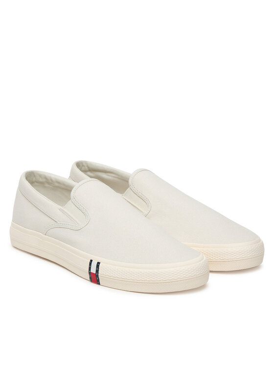 Tommy Jeans Tommy Jeans Scarpe sportive Archive Vulc. Y2K Slip On EM0EM01675 Bianco