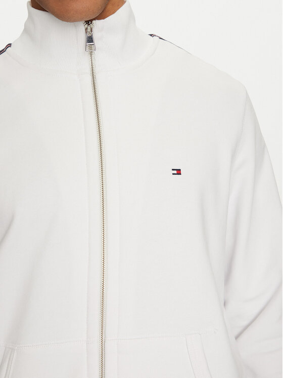 Tommy Hilfiger Tommy Hilfiger Bluza Global Stripe MW0MW37468 Biały Regular Fit