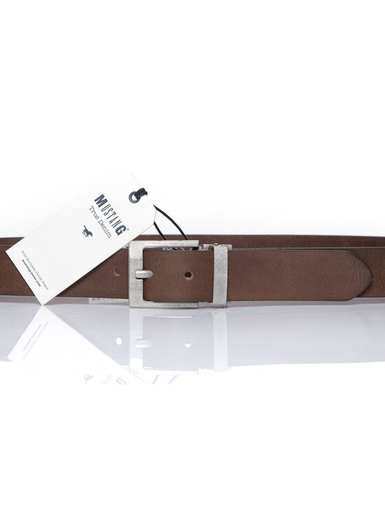 Mustang Mustang Cintura da uomo BELT Marrone