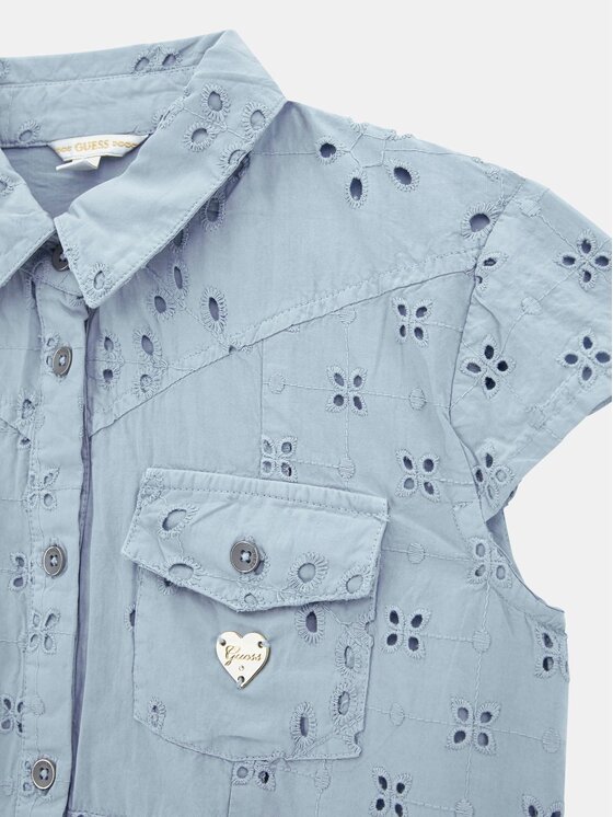 Guess Kids Guess Kids Top 175599 Modrá Classic Fit