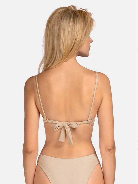 Miss Lou Miss Lou Bikini pezzo sopra G-LG3-E Écru