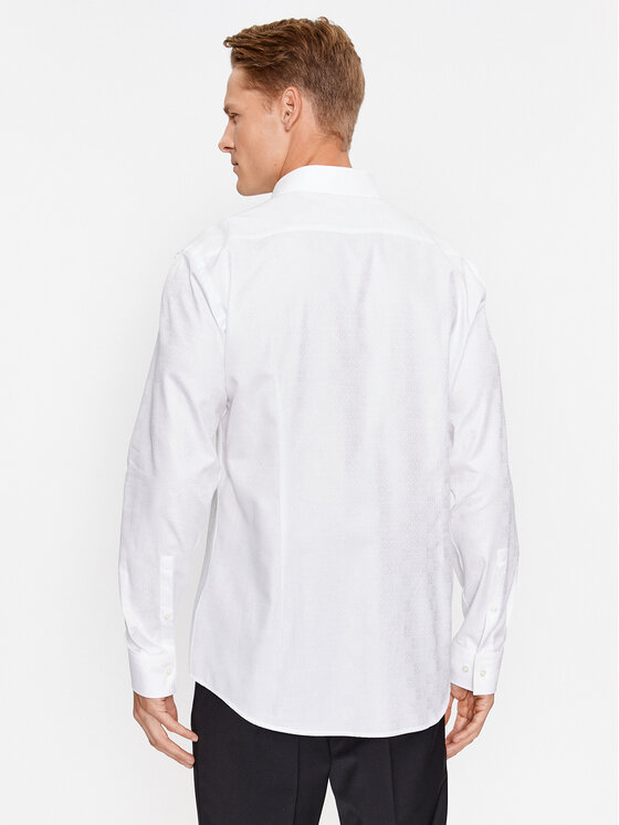 HUGO Hugo Koszula Kenno 50500965 Biały Slim Fit