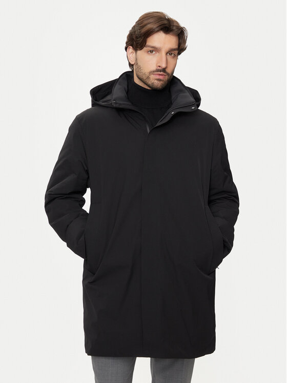 Calvin Klein Parka K10K113457 Črna Regular Fit