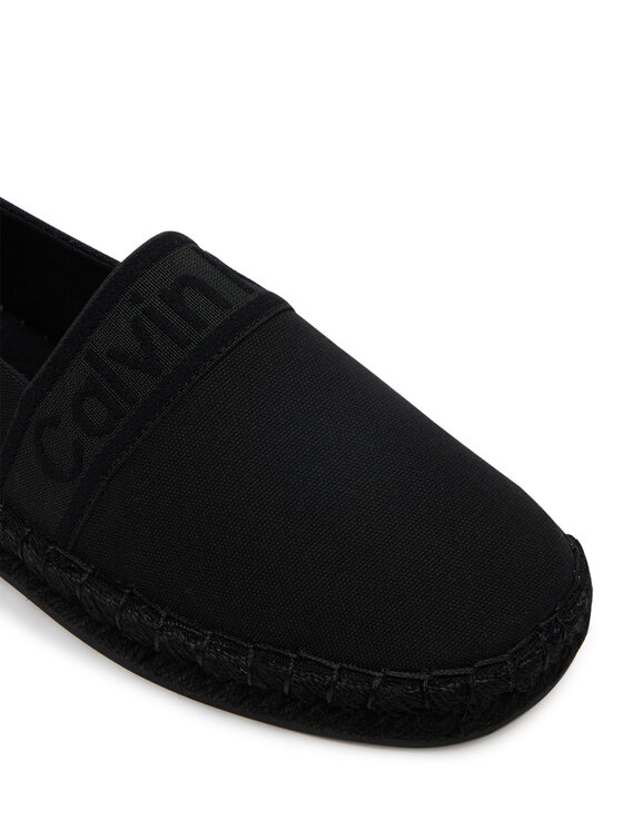 Calvin Klein Calvin Klein Espadrile Oblique Espadrille Webbing HW0HW02934 Negru