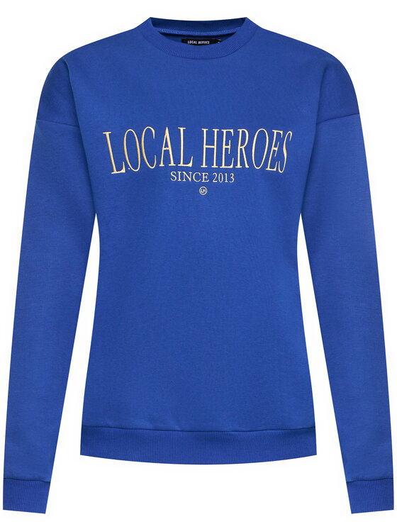 Local Heroes Local Heroes Bluza Lh 2013 AW2021S0022 Niebieski Regular Fit