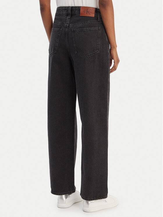 Calvin Klein Jeans Calvin Klein Jeans Traperice LV047E627G Crna Barrel Fit