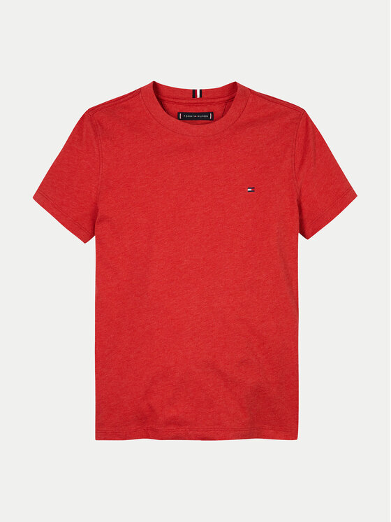 Tommy Hilfiger Tommy Hilfiger Marškinėliai Essential KB0KB06879 D Raudona Regular Fit