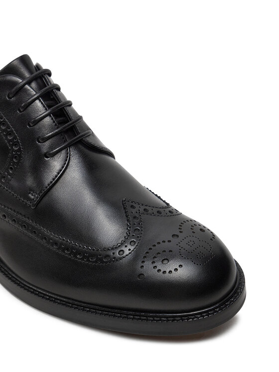 BOSS Boss Īsi apavi Dressletic Derb bubr 50521227 Melns