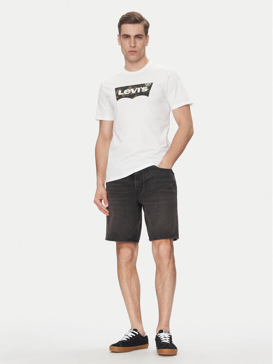 Levi's® Levi's® Džínové šortky 468™ A8461-0006 Černá Loose Fit