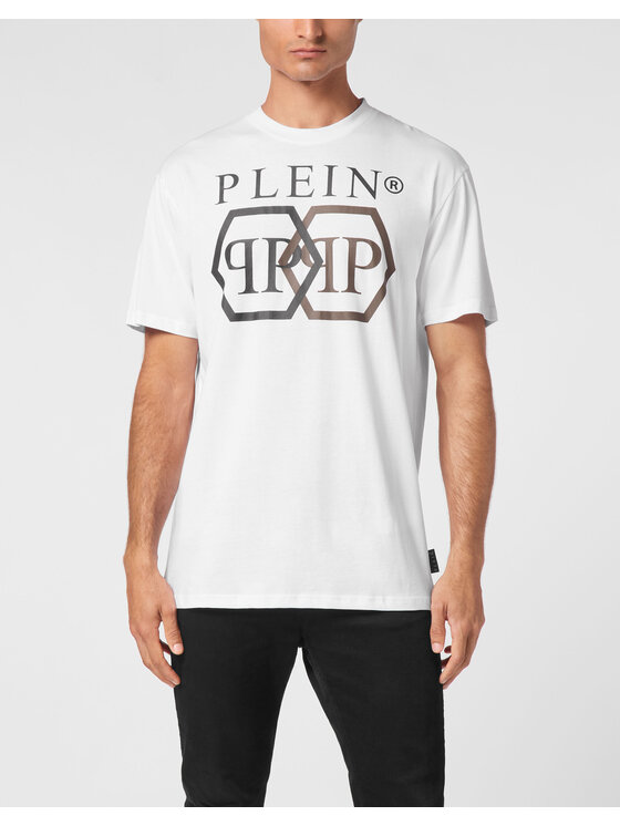 PHILIPP PLEIN PHILIPP PLEIN T-Shirt 9415 Bílá Regular Fit
