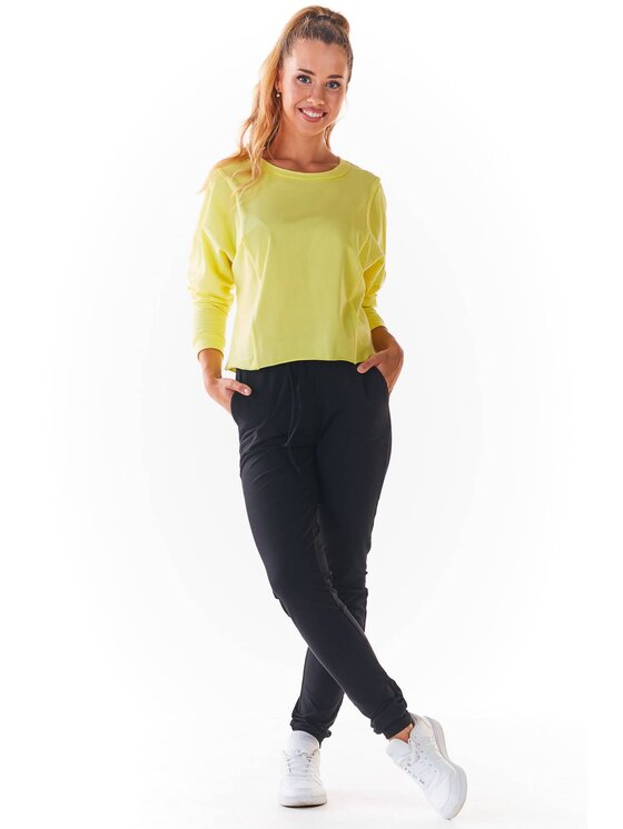 Infinite You Infinite You Bluzka M234 Żółty Basic Fit