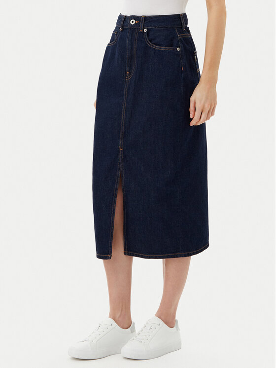 Pepe Jeans Pepe Jeans Farmer szoknya PL901186 Kék Regular Fit