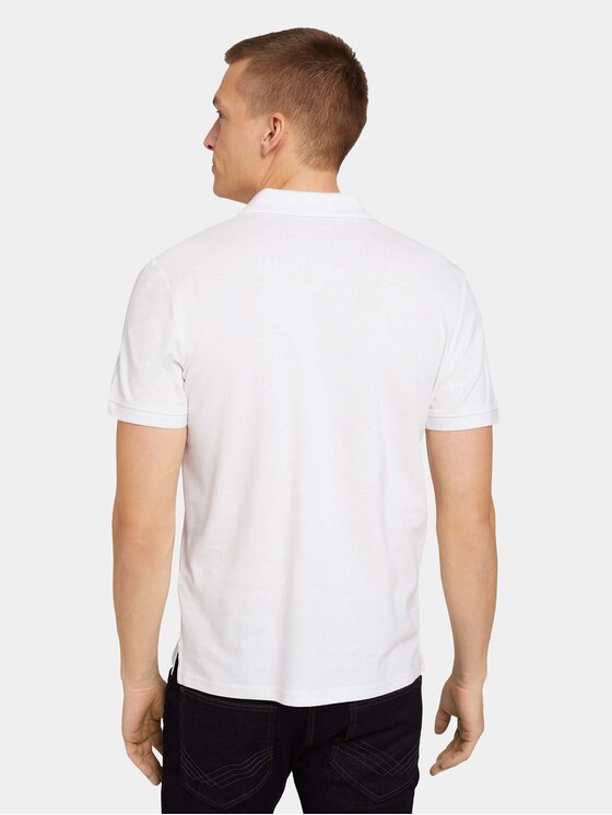 Tom Tailor Tom Tailor Tricou polo 1027713 Alb Regular Fit