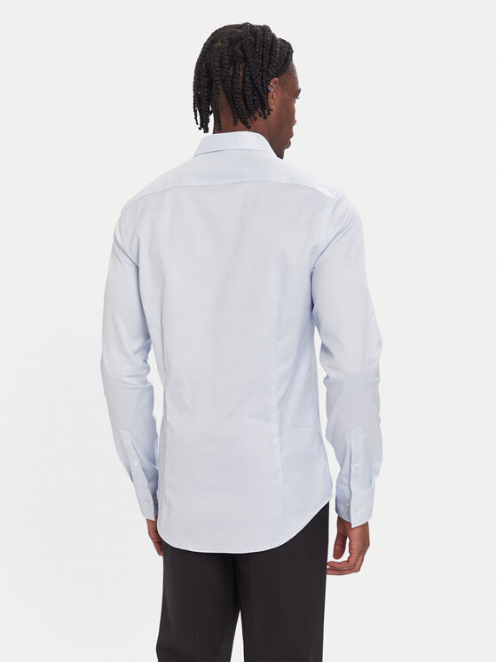 Calvin Klein Calvin Klein Camicia LV019EU068 Celeste Slim Fit