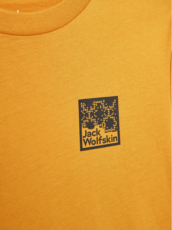 Jack Wolfskin Jack Wolfskin T-Shirt Teen Exploring 1609851 Pomarańczowy Regular Fit