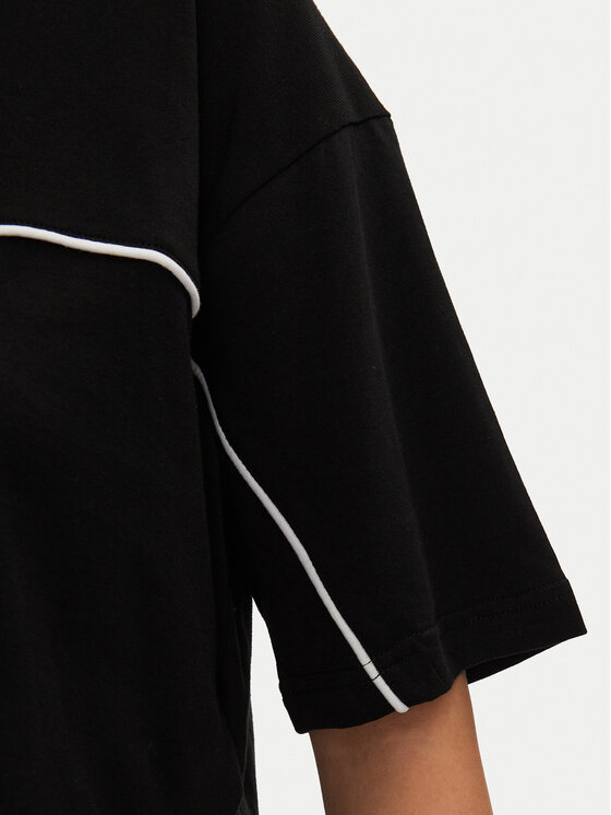 Fila Fila Marškinėliai Loobu FAW0908 Juoda Regular Fit