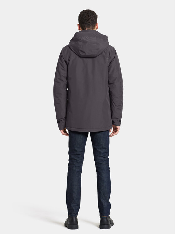 Didriksons Didriksons Zimní bunda Stefan Usx Jkt 505041 Černá Regular Fit