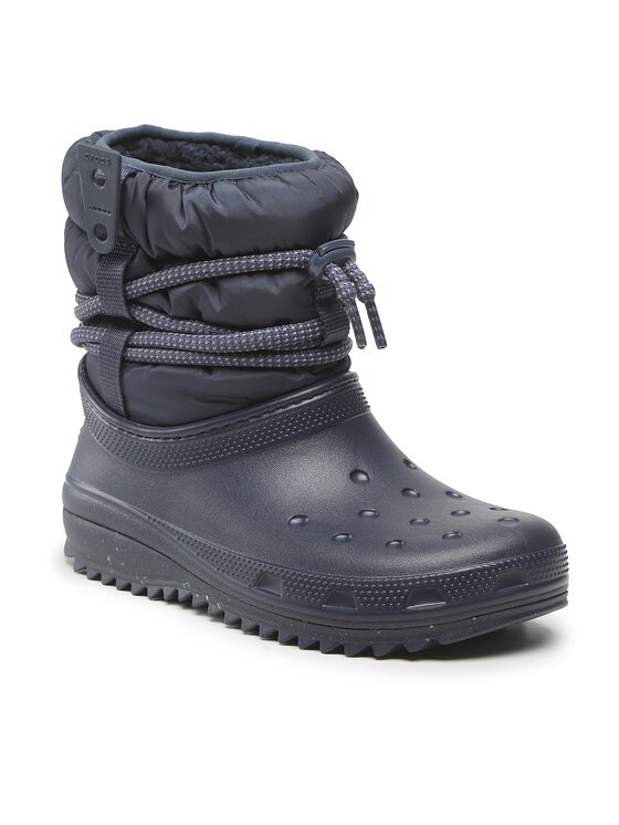 Crocs Crocs Škornji za sneg Classic Neo Puff Luxe Boot 207312 Mornarsko modra