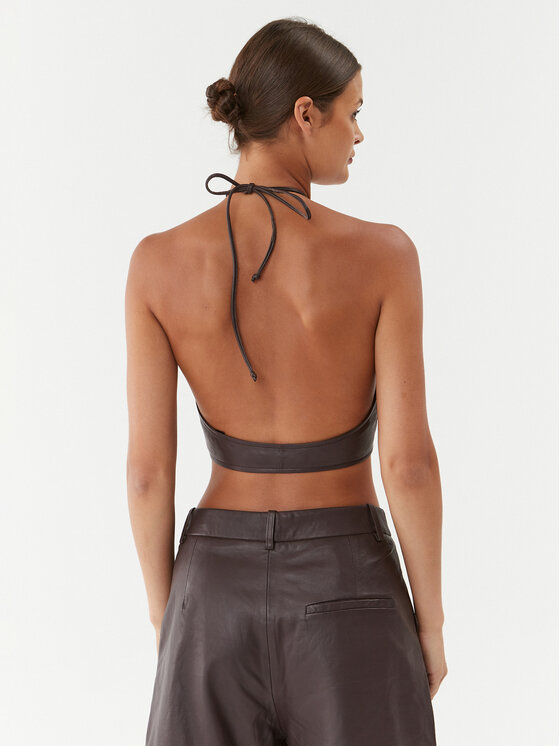 Gestuz Gestuz Τοπ 10908178 Καφέ Slim Fit