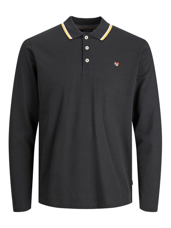Jack & Jones Jack & Jones Polo 12174038 Czarny Regular Fit