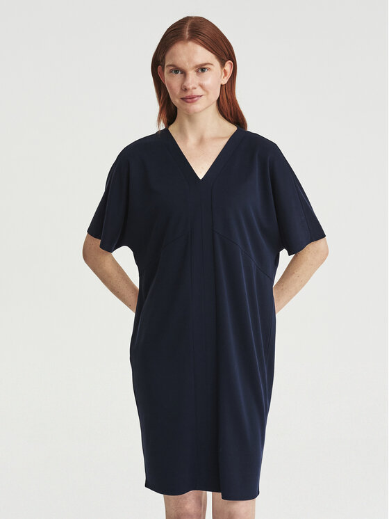 TATUUM TATUUM Sukienka dzianinowa LAROS Granatowy Loose Fit
