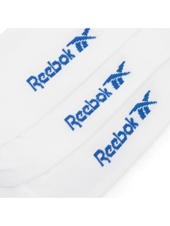 Reebok Reebok Súprava 3 párov kotníkových ponožiek unisex R0253-SS24 (3-pack) Biela