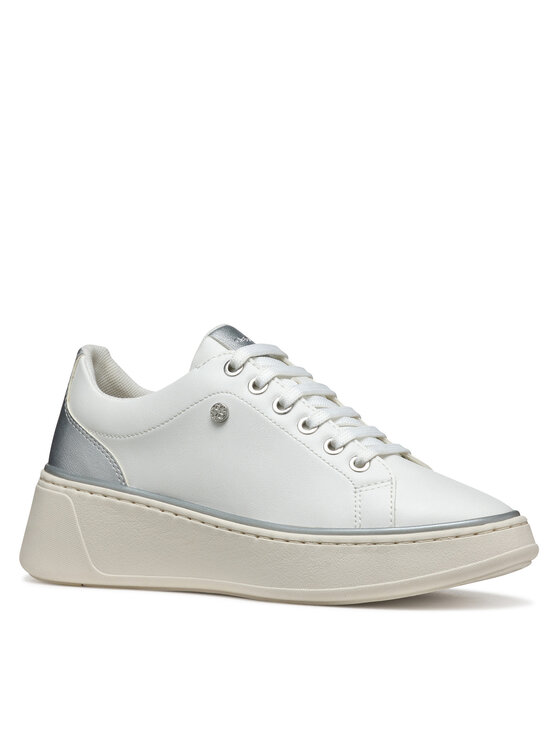 Geox Geox Sneakersy D Sunnetty D55YHA 054AJ C0007 Biela