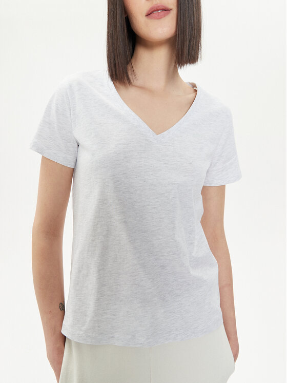 4F 4F Тишърт 4FWSS24TTSHF1162 Сив Regular Fit