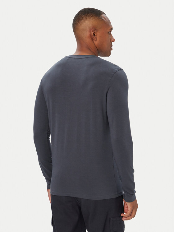 BOSS BOSS Longsleeve TChark 50473286 Granatowy Regular Fit