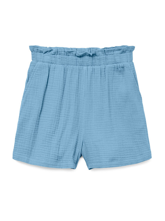 Vero Moda Vero Moda Szövet rövidnadrág Natali 10279687 Kék Baggy Fit