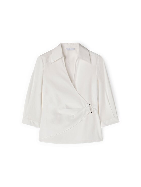 Motivi Motivi Camicia 5042Q100972N0S1 Bianco Slim Fit