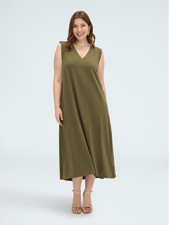 Fiorella Rubino Fiorella Rubino Abito da sera 7808L001250N035 Verde Regular Fit