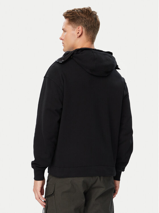 C.P. Company C.P. Company Mikina 21CMSS032A005835M Čierna Relaxed Fit