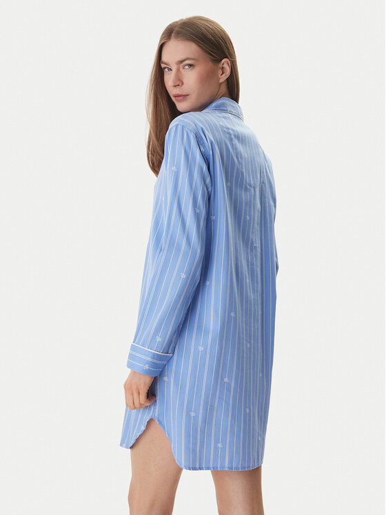 LAUREN RALPH LAUREN LAUREN RALPH LAUREN Koszula nocna ILN32490 Niebieski Relaxed Fit