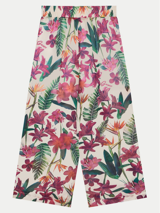 Guess Guess Pantaloni di tessuto J5GB09 WA2T0 Multicolore Regular Fit