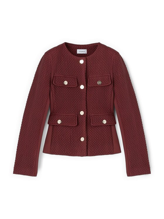 Motivi Motivi Giubbotto piumino R182Q001069N036 Bordeaux Regular Fit