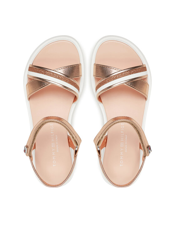 Tommy Hilfiger Tommy Hilfiger Sandale Sandal T4A2-33800-0569 S Aur roz
