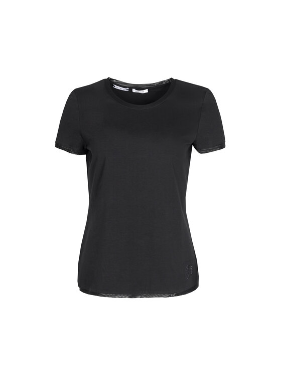 Deni Cler Milano Deni Cler Milano T-Shirt T-DC-T214-E2-10-90-1 Czarny Regular Fit