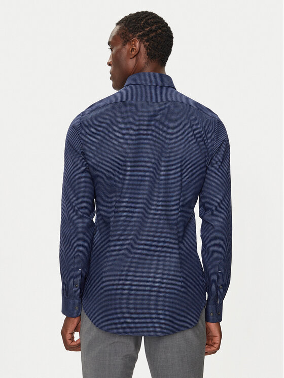 Michael Kors Michael Kors Hemd MK0DS01368 Dunkelblau Regular Fit
