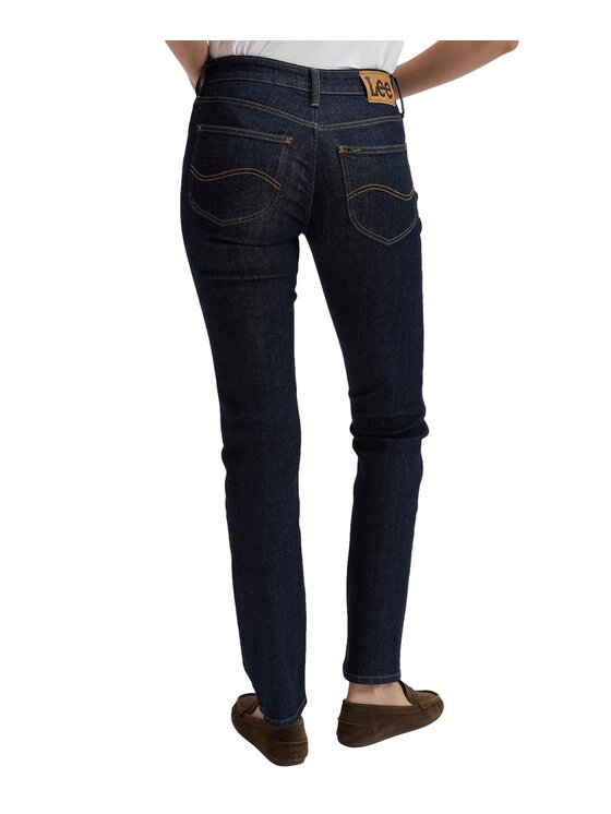 Lee Lee Jeansy 112370901 Granatowy Straight Leg