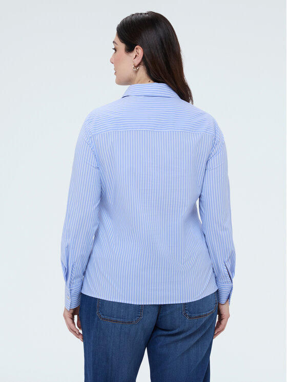 Fiorella Rubino Fiorella Rubino Camicia 5026T001430N0R4 Turchese A-Line Fit