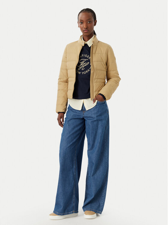 Tommy Hilfiger Tommy Hilfiger Μπουφάν μεταβατικό WW0WW51094 Μπεζ Regular Fit