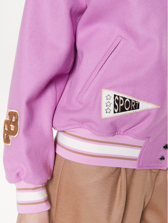 BOSS Boss Яке бомбър 50483272 Розов Relaxed Fit