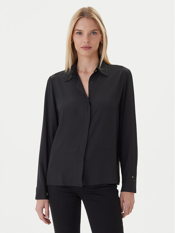 Tommy Hilfiger Tommy Hilfiger Πουκάμισο WW0WW46597 Μαύρο Regular Fit
