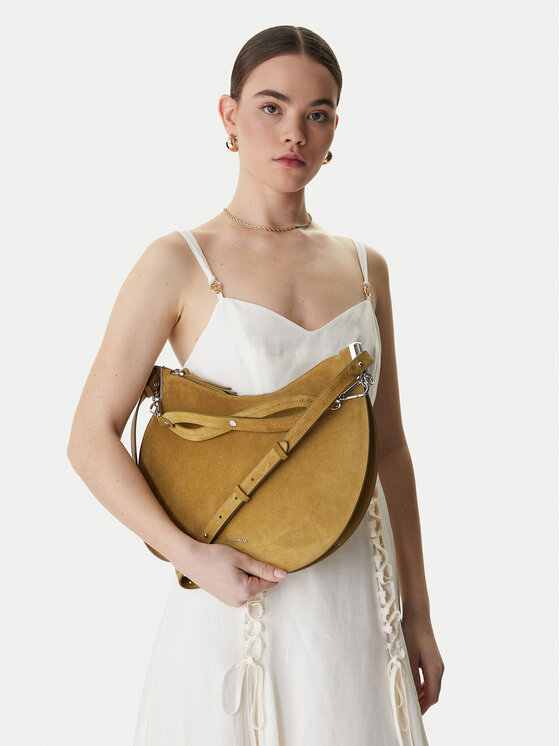 Coccinelle Coccinelle Ročna torba QKG Coccinellesunup Suede E1 QKG 13 01 01 Zelena