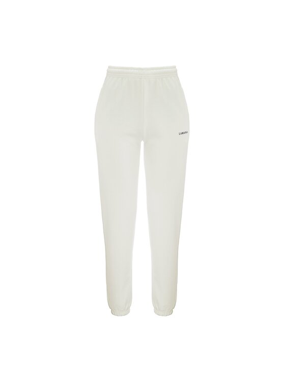 La Mania La Mania Pantaloni da tuta SEASON 2 Bianco Classic Fit