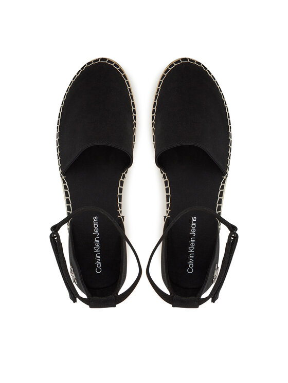 Calvin Klein Jeans Calvin Klein Jeans Espadryle Flatform Espadrille Sling Mg YW0YW01735 Czarny