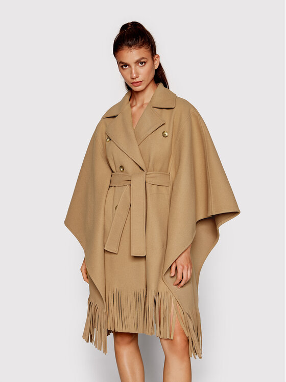 Silvian Heach Silvian Heach Преходно палто Mantella PGA22249MT Кафяв Regular Fit