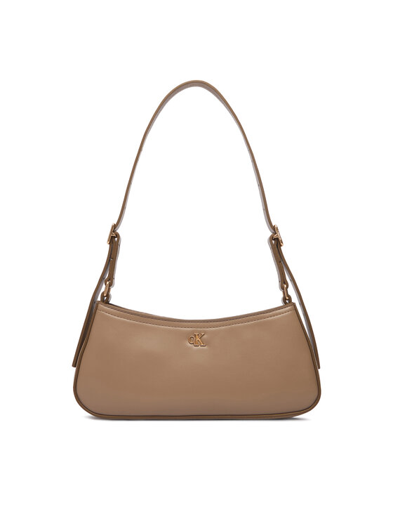 Calvin Klein Calvin Klein Torebka Ck Small Shoulder Bag LV04F3170G Beżowy